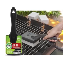 Grillrács tisztítókő fogóval