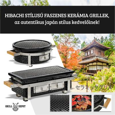 Hibachi style - Japán szabadtéri sütés hangulata a teraszodon!