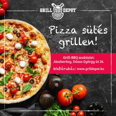 Süss pizzát grillen!