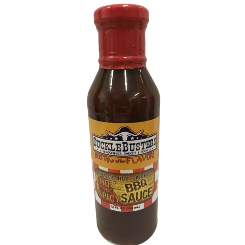 Suckle Busters Hot and Spicy BBQ szósz 354ml